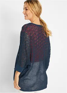 Lang ajour vest, bonprix