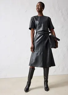 Leren tuniek van lamsnappa, bonprix