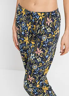 Capri pyjama met korte mouwen van puur katoen, bonprix