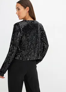 Gebreide jurk met glittereffect, bonprix