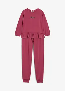Shirt en joggingbroek van biologisch katoen (2-dlg. set), bonprix
