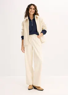 Oversized sweater met ritssluiting, bonprix