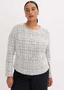 Bouclé vest van katoen, bonprix