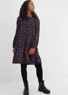 Jersey jurk van gestructureerde crinkle, bonprix