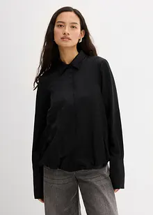 Satijnen blouse in een viscosemix, bonprix