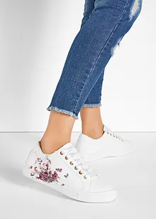 Sneakers met bloemenprint, bonprix