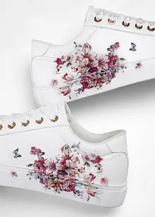 Sneakers met bloemenprint, bonprix