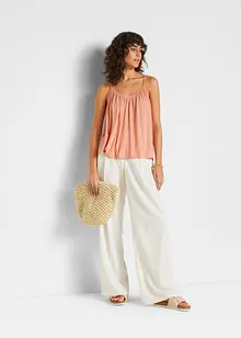 Top met spaghettibandjes van soepele viscose, bonprix