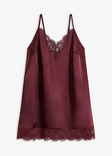 Slipdress met glanseffect, bonprix