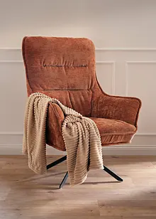 Cashmere Touch plaid in corduroy look, bonprix