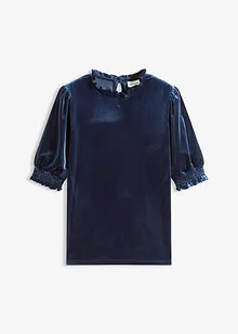 Shirt van zacht fluweel, bonprix