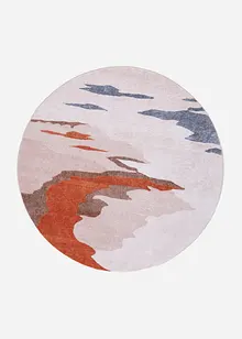 Rond vloerkleed met grafisch patroon, bonprix