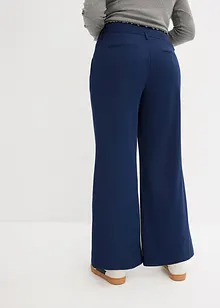Wijd uitlopende broek met high waist, bonprix