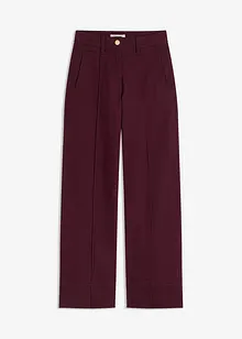 Twill broek met bies en kleine zak, bonprix