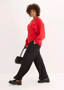 Fijngebreide trui in een soepele viscosemix, bonprix