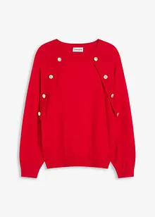 Fijngebreide trui in een soepele viscosemix, bonprix