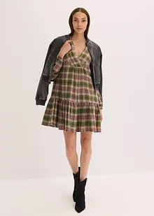 Mini jurk van katoenmix, bonprix