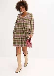 Mini jurk van katoenmix, bonprix