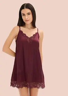 Slipdress met glanseffect, bonprix