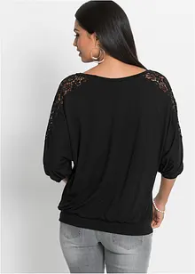 Oversized shirt in een viscosemix, bonprix