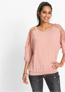 Oversized shirt in een viscosemix, bonprix