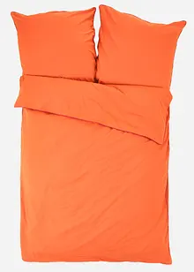 Renforcé dekbedovertrek met paspels in contrastkleur, bonprix