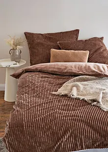 Cashmere Touch dekbedovertrek in corduroy-look, bonprix