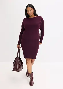 Gebreide jurk en spencer (2-dlg. set), bonprix
