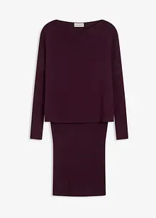 Gebreide jurk en spencer (2-dlg. set), bonprix