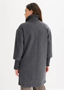 Korte coat in wollen look, bonprix