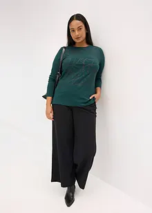 Longsleeve met rozenprint, bonprix