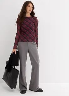 Longsleeve van fijne mesh, bonprix