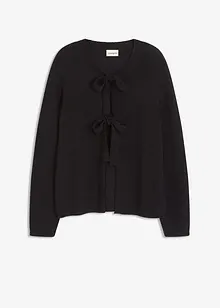 Fijngebreid vest in een katoenmix, bonprix