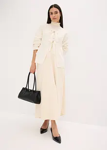 Fijngebreid vest in een katoenmix, bonprix