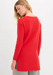 Lange trui met gerecycled katoen, bonprix