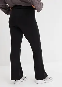 Flared broek van biologisch katoen met stretch, bonprix