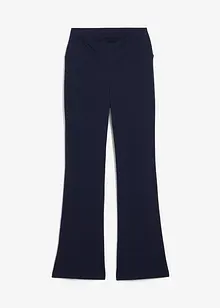 Flared broek van biologisch katoen met stretch, bonprix