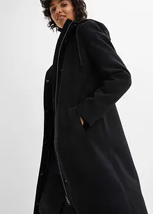 Lange jas in wollen look, maxilengte, bonprix