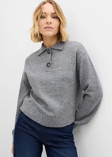 Trui met kraag, bonprix