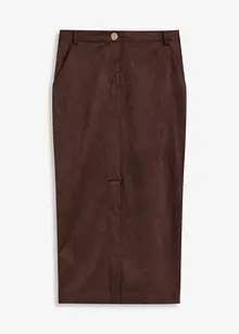 Kokerrok van immitatiesuède, bonprix