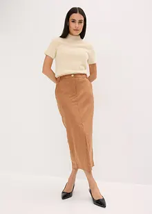 Kokerrok van immitatiesuède, bonprix