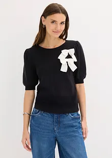 Trui met strikapplicatie, bonprix