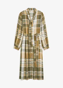 Midi jurk met strik, bonprix