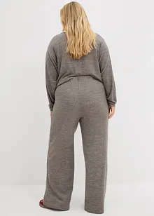 Palazzo broek in een gebreide look, bonprix