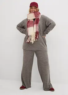 Palazzo broek in een gebreide look, bonprix