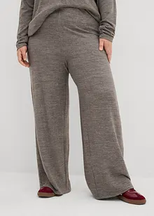 Palazzo broek in een gebreide look, bonprix