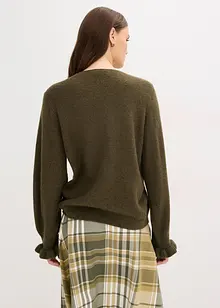 Oversized vest van zachte wolmix, bonprix