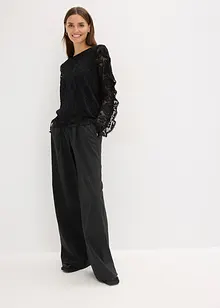 Shirtblouse met kant, bonprix