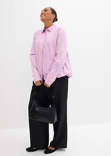 Satijnen blouse in een viscosemix, bonprix