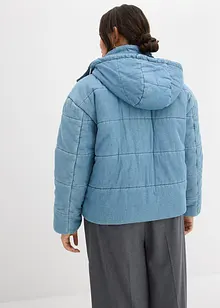 Gewatteerde jas van denim, bonprix
